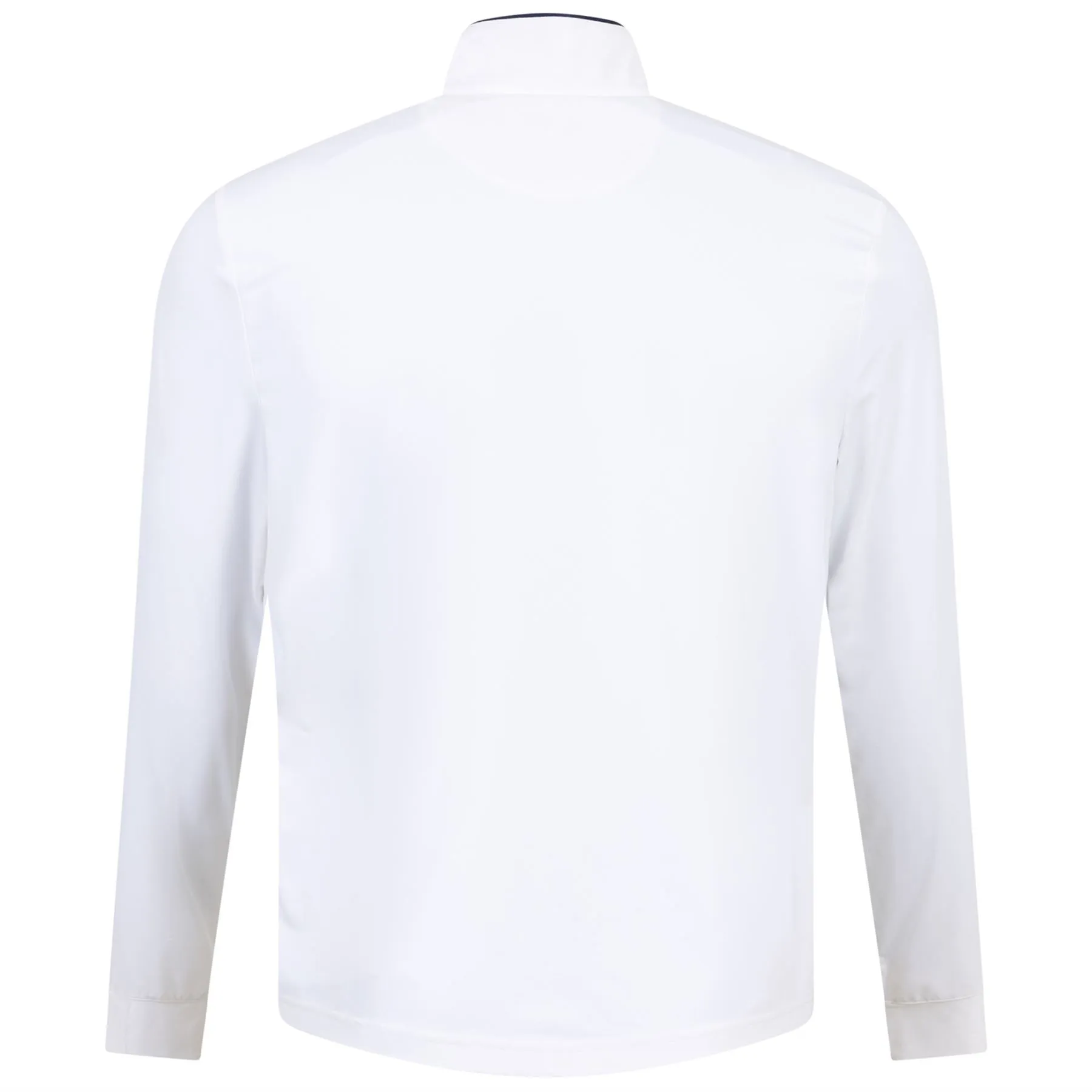 Technical Earl Quarter Zip Mid Layer Bright White - SS24