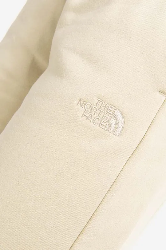 The North Face cotton joggers Oversized Jogger beige color