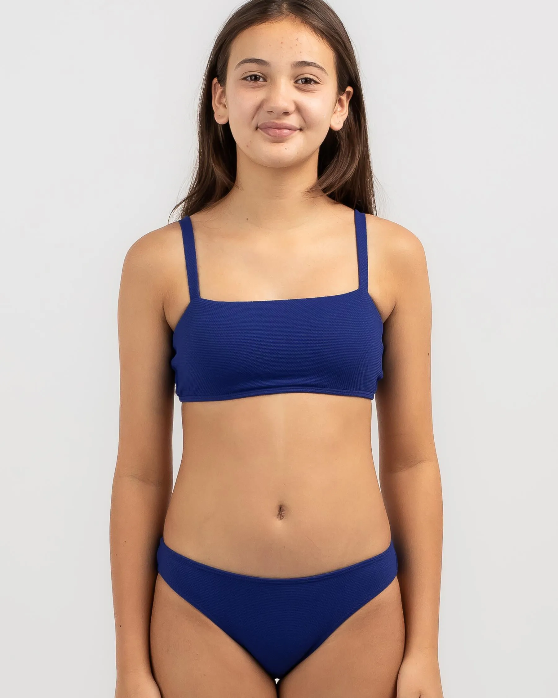 Topanga Girls' Antonia Bandeau Bikini Set