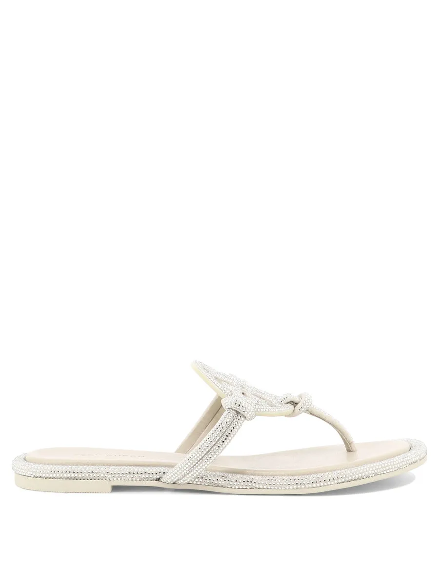 Tory Burch    Tory Burch Miller Knotted Pave Sandals