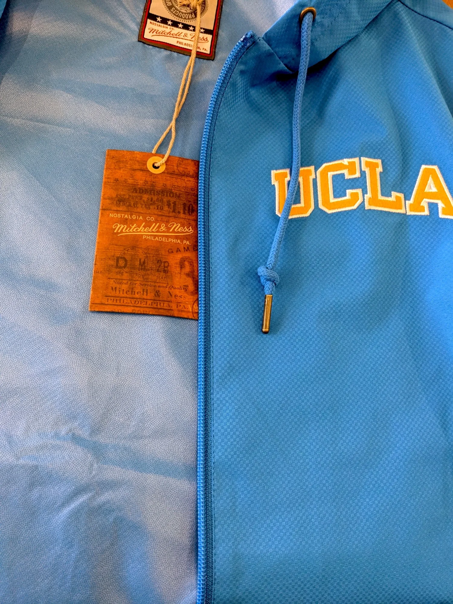 UCLA NCCA  Unlined Windbreaker