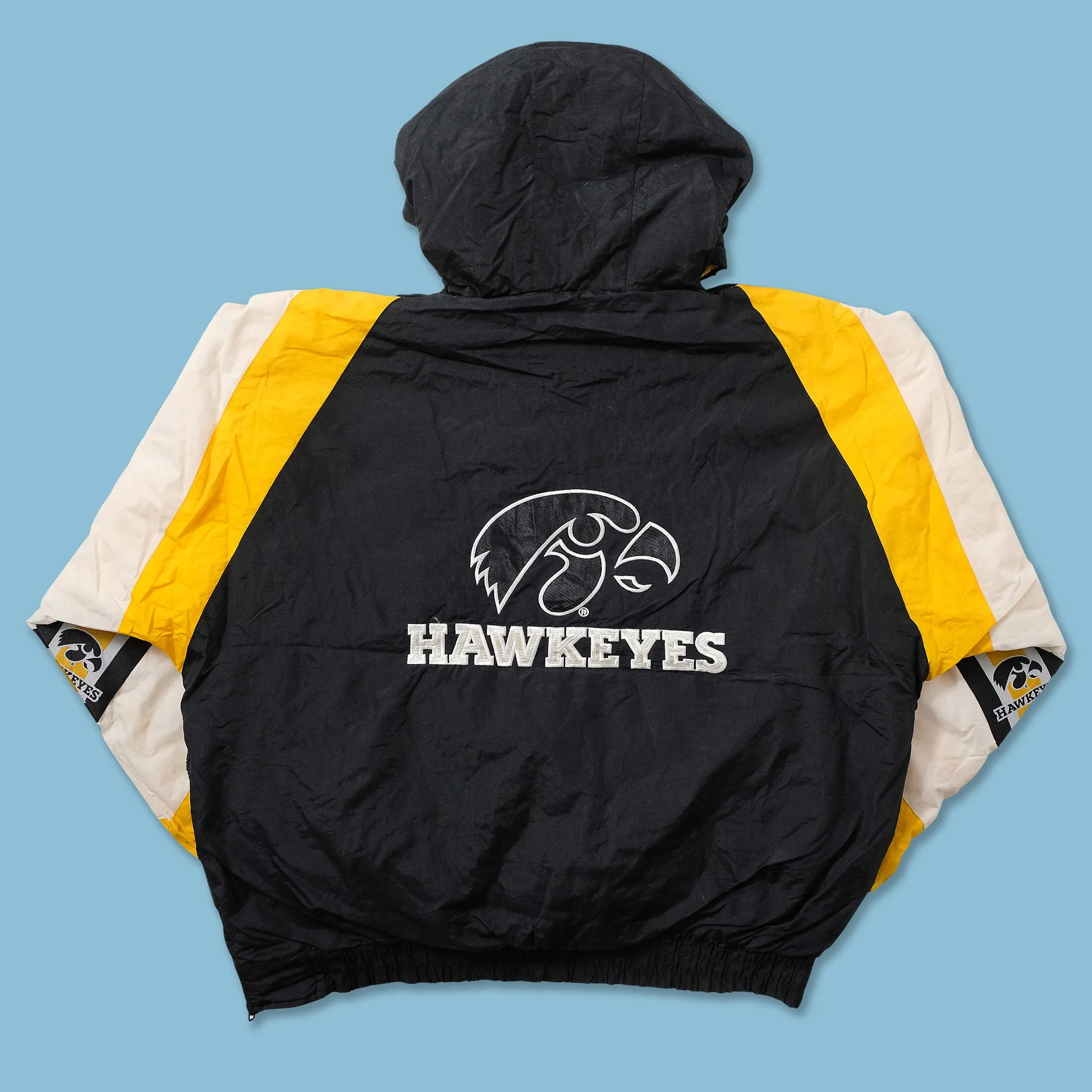 Vintage Iowa Hawkeyes Anorak XLarge