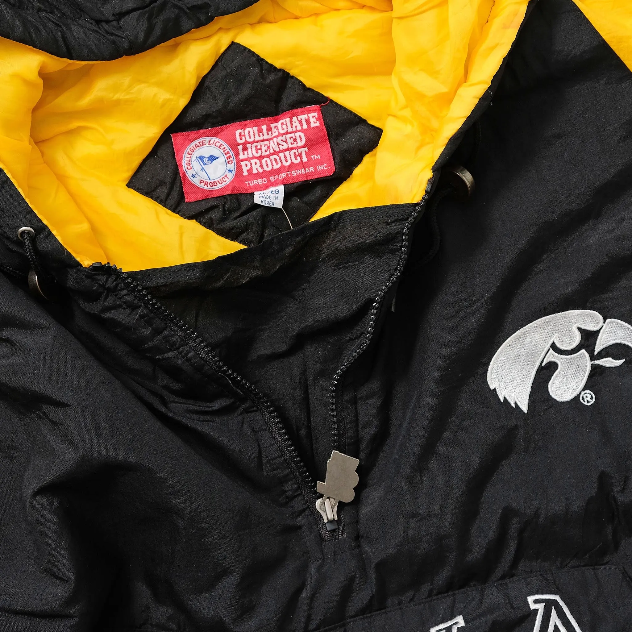 Vintage Iowa Hawkeyes Anorak XLarge