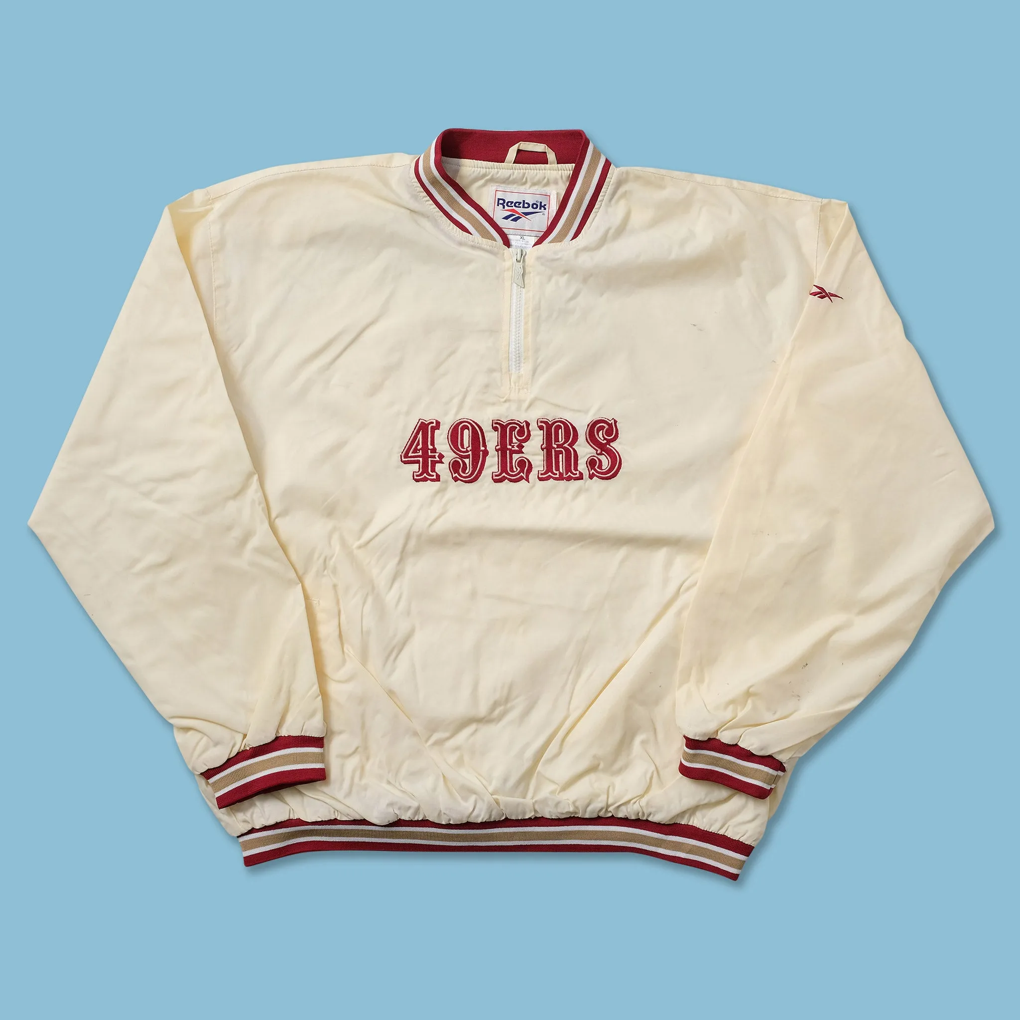 Vintage Reebok San Francisco 49ers Windbreaker XLarge