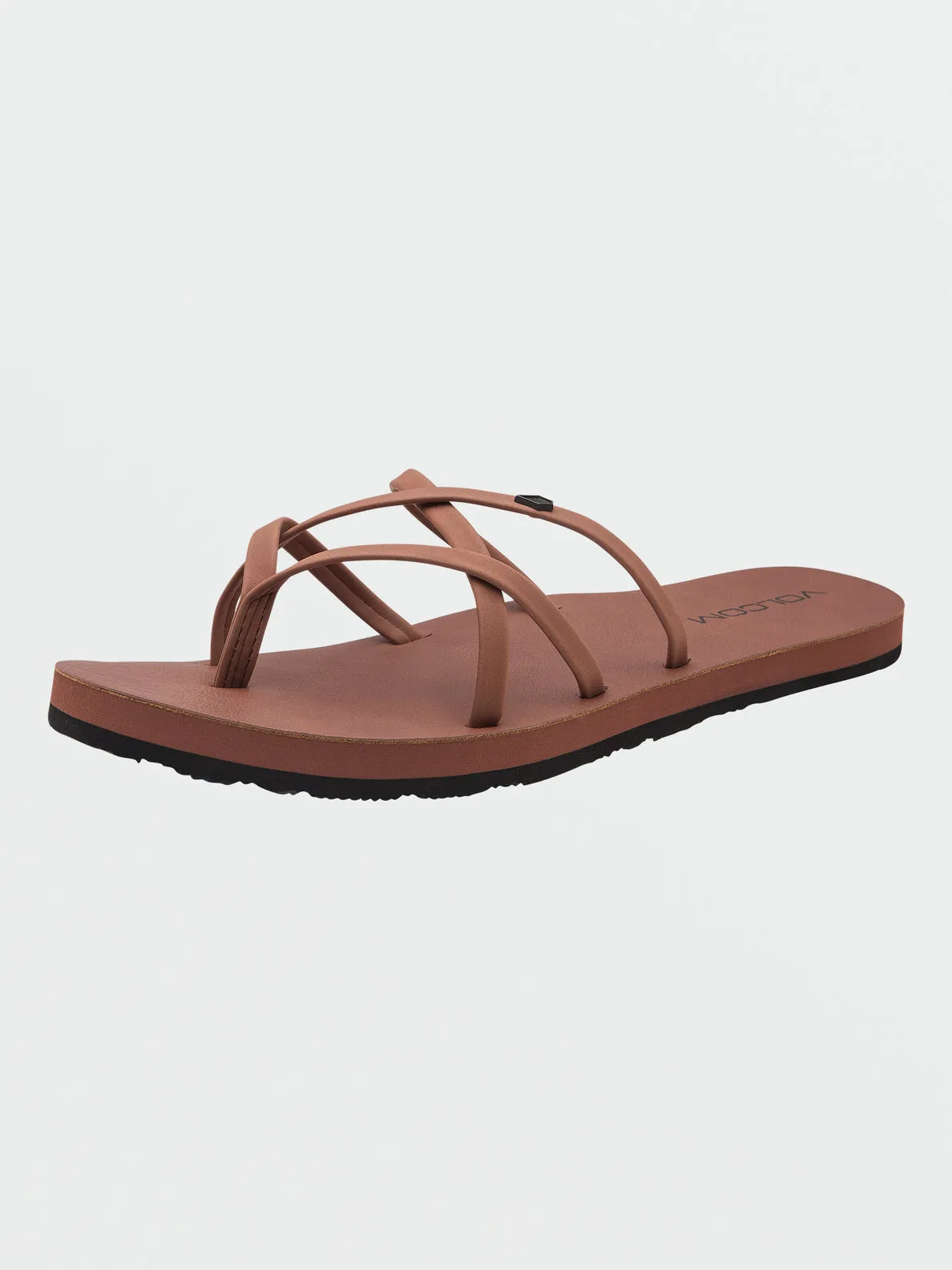 Volcom New School II Women's Sandals - Dark Clay