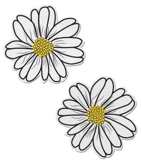 WILD FLOWER NIPPLE PASTIES - WHITE