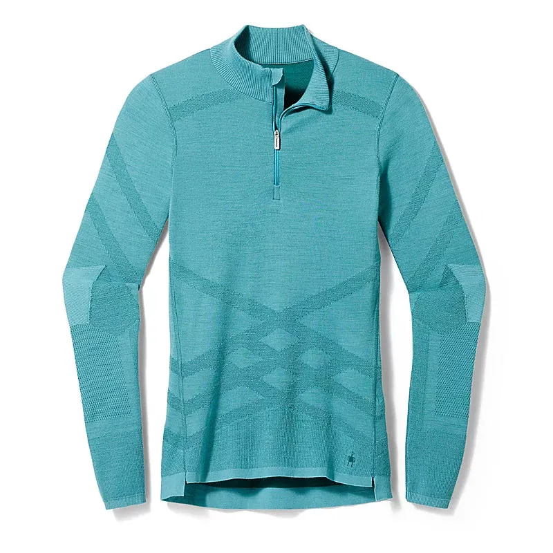 Women's Intraknit Thermal Merino Base Layer 1/4 Zip (M35 - Cascade-Emerald)