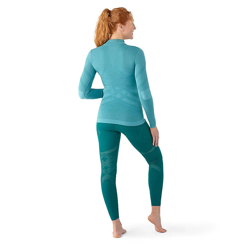 Women's Intraknit Thermal Merino Base Layer 1/4 Zip (M35 - Cascade-Emerald)