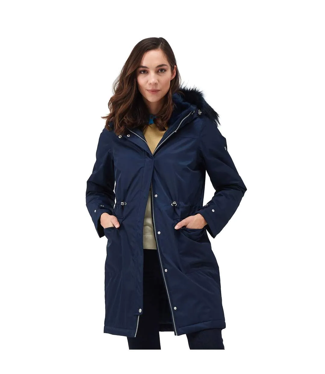 Womens/ladies giovanna fletcher collection lellani waterproof jacket navy Regatta