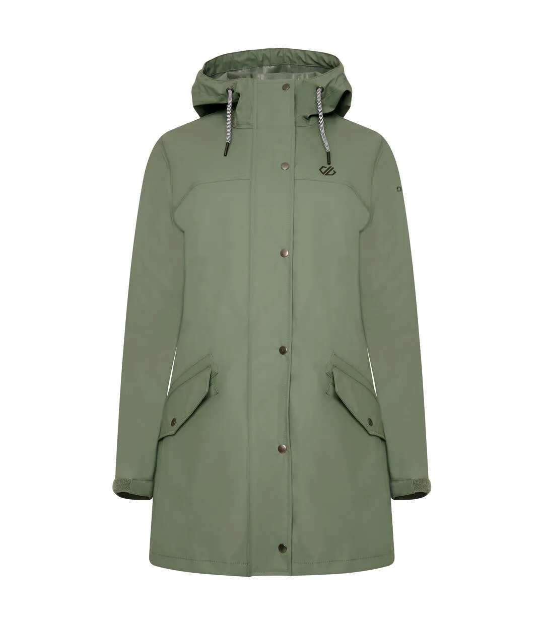 Womens/ladies lambent ii waterproof jacket duck green Dare 2B