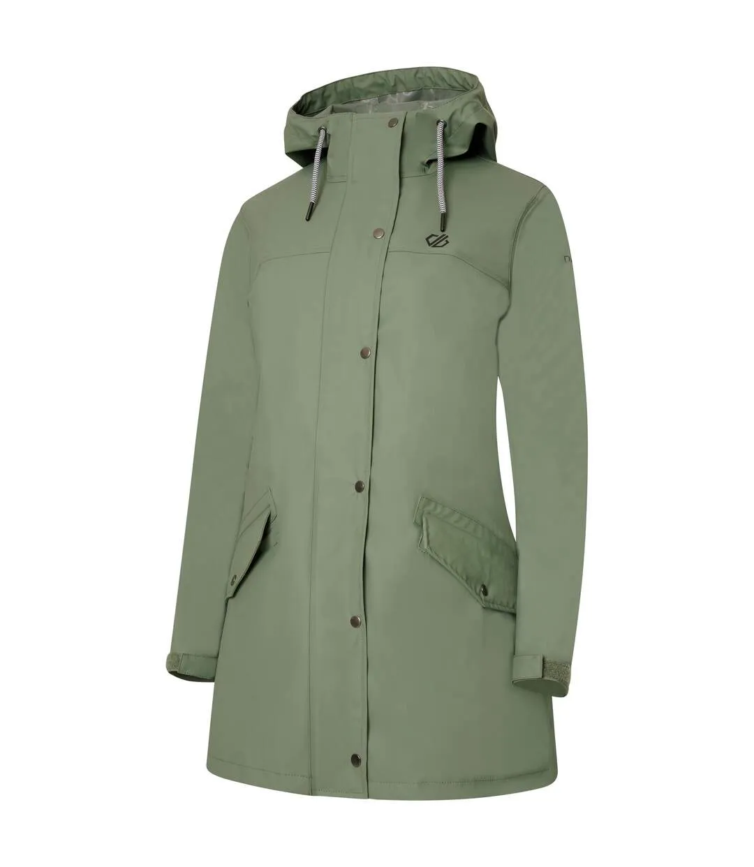 Womens/ladies lambent ii waterproof jacket duck green Dare 2B