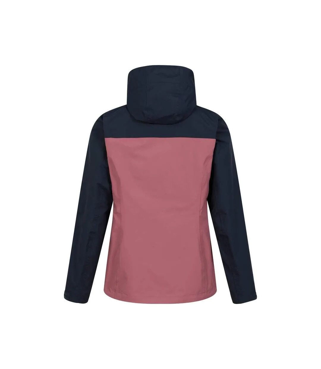 Womens/ladies rainforest ii extreme colour block waterproof jacket navy Mountain Warehouse