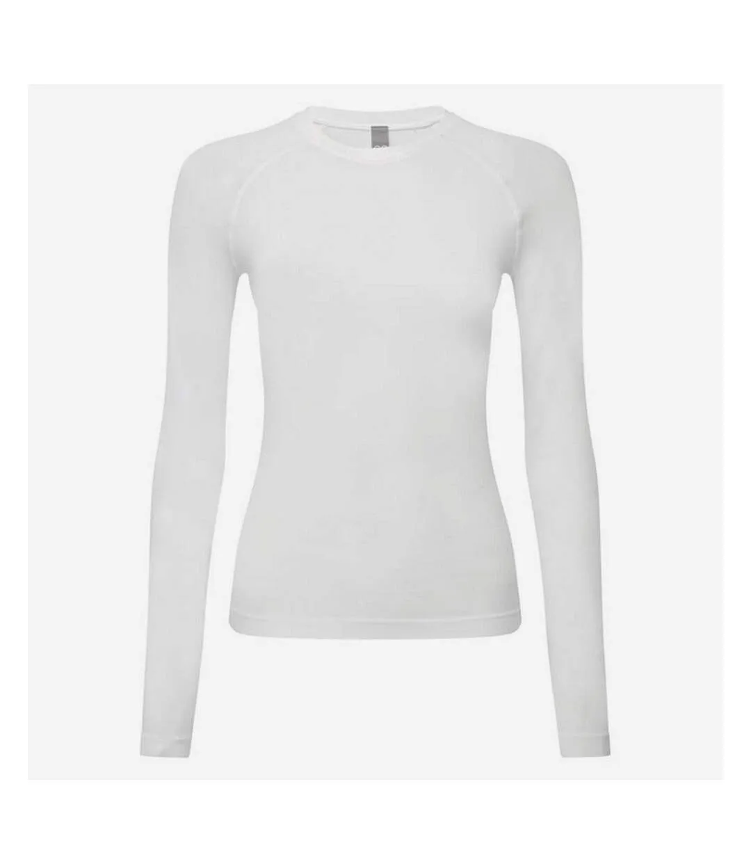 Womens/ladies unstoppable plain base layer top white Onna