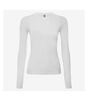 Womens/ladies unstoppable plain base layer top white Onna