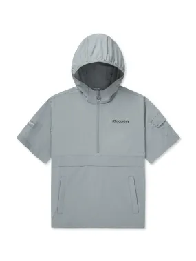 Woven Hooded Anorak Grey