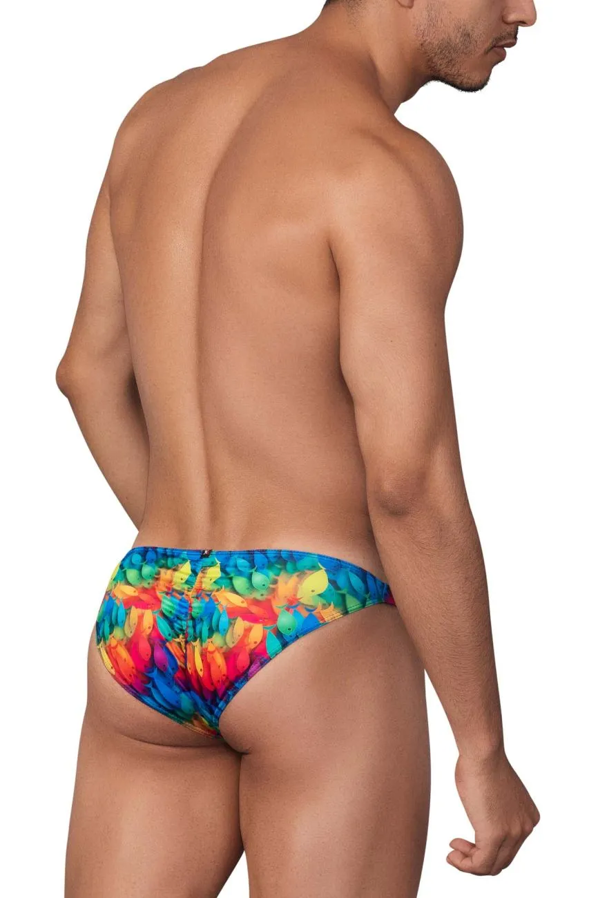 Xtremen Printed Microfiber Bikini - Rainbow Fish