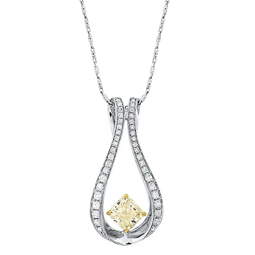 Yellow Diamond Pendant