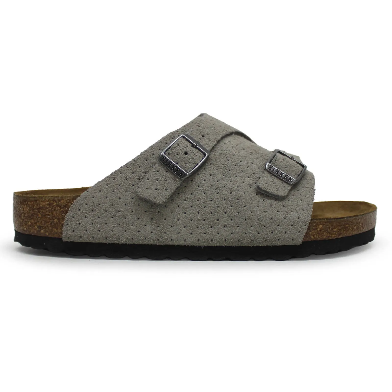 Zurich BS Suede Embossed Unisex Slide Sandals